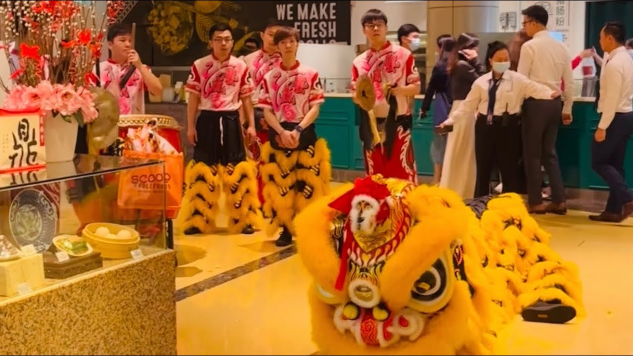 CNY 2023 - To See Lion Dance in @ Din Tai Fung Restaurant Singapore 🇸🇬
