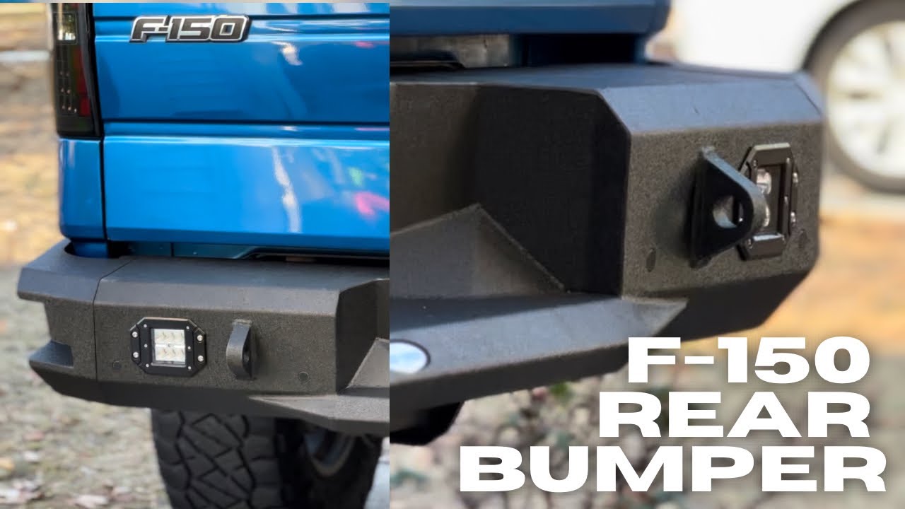 Hooke Road F-150 Rear Bumper Install - This thing is BEEFY!