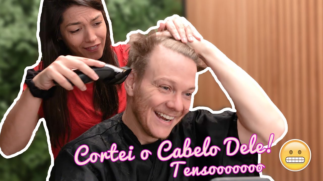 Cortei o Cabelo Dele!  Tensooooooo 😬 - Tatá Fersoza