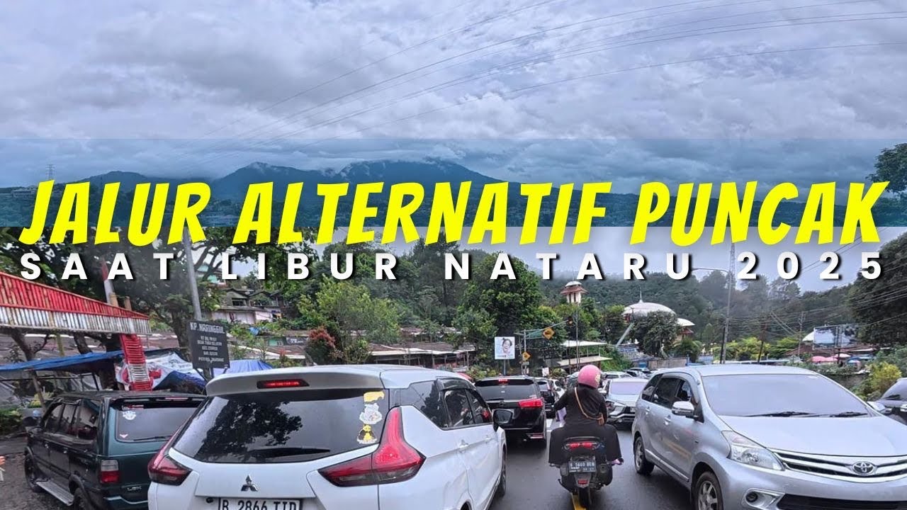 LEWAT JALUR ALTERNATIF PUNCAK BOGOR SAAT LIBUR NATARU 2025 DIKIRA LANCAR TERNYATA 😱