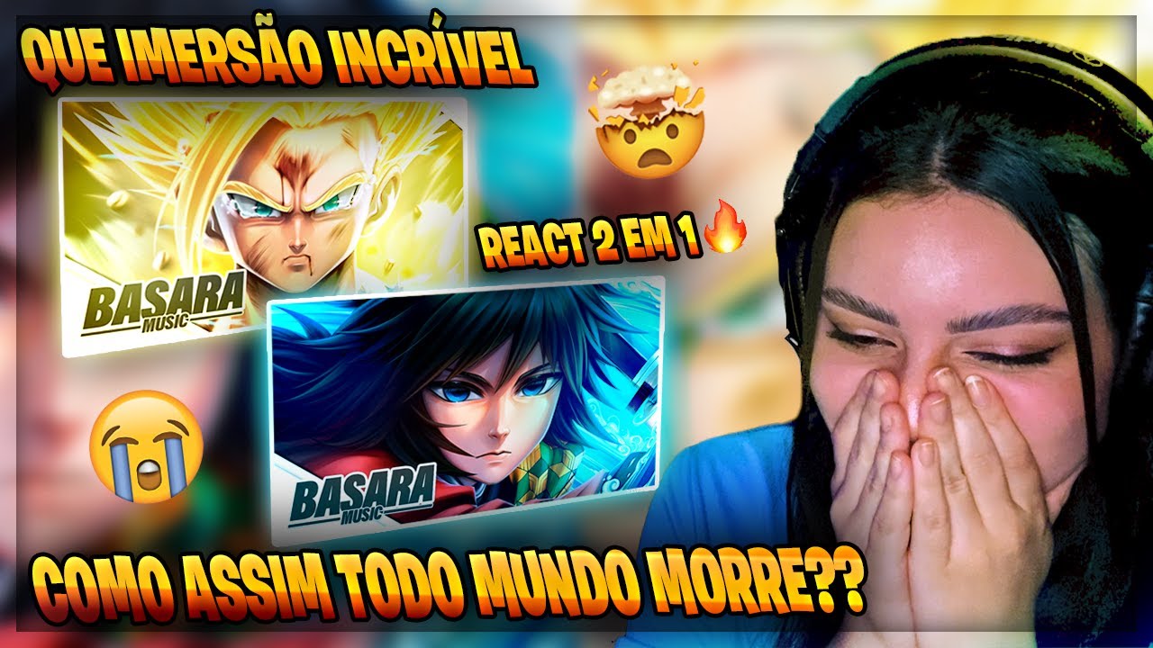 Fúria Saiyajin | Gohan (Dragon Ball Z) e Águas Passadas | Giyu Tomioka | Basara - [REACT/ ANÁLISE]