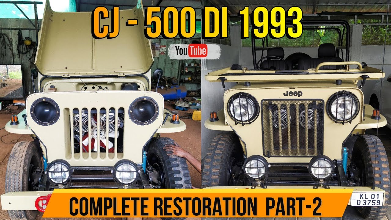 JEEP RESTORATION PART - 2 | MAHINDRA CJ 500 DI - 1993