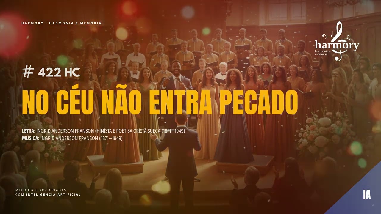 NO CÉU NÃO ENTRA PECADO - 422 HC | Irei eu pra linda cidade, Jesus me dará um lugar