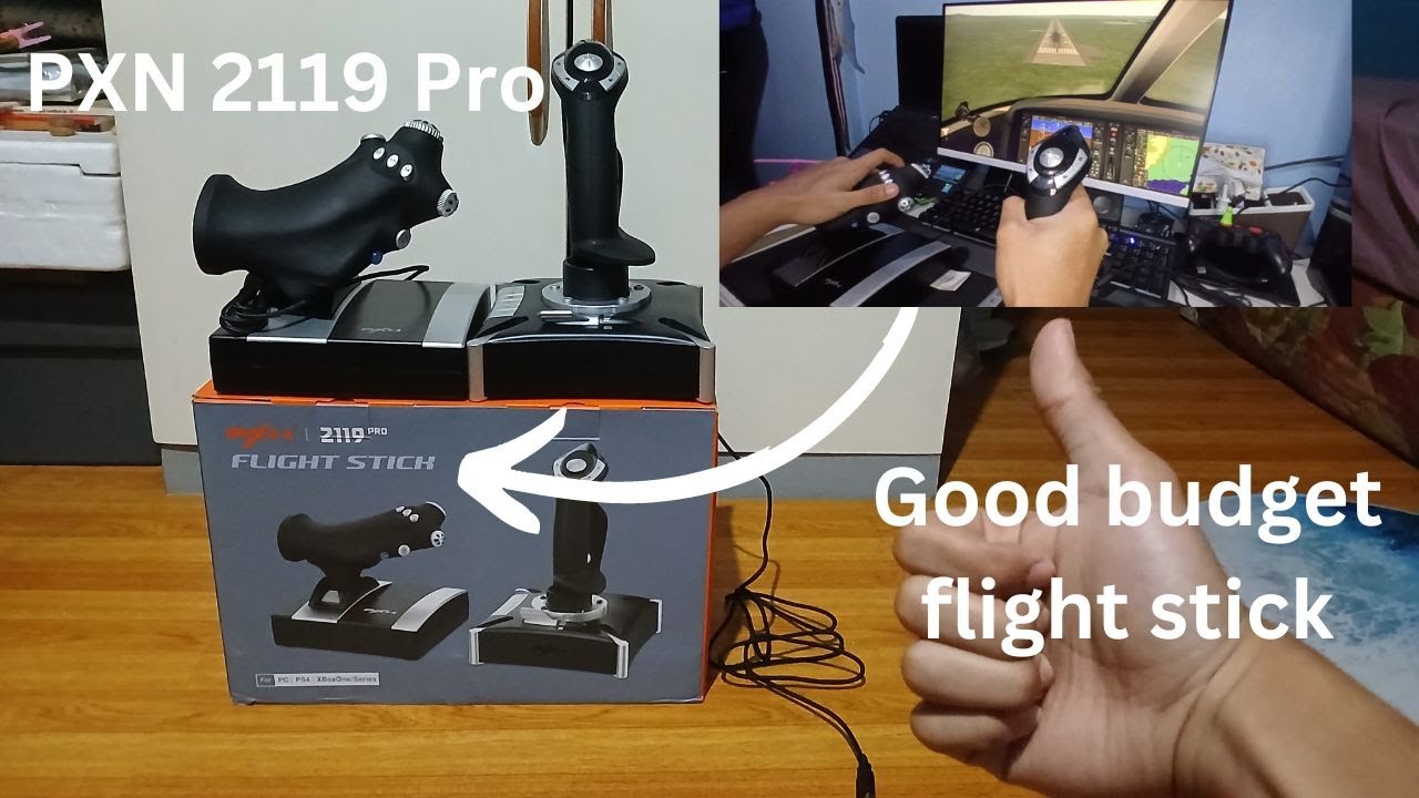 The Best Flight Sim Set For its Price! | PXN 2119 Pro Flight Stick | Review & Test