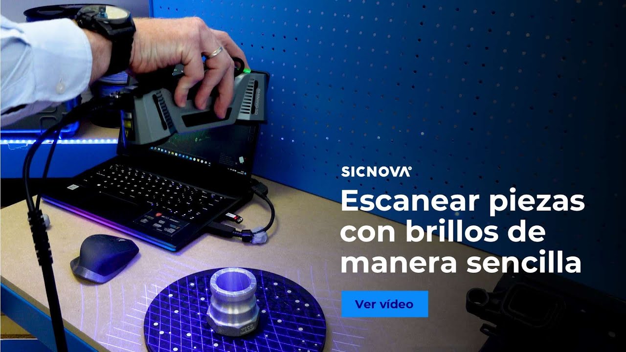 Cómo escanear piezas con brillo de forma sencilla | Consejos para escaneo 3D sin errores