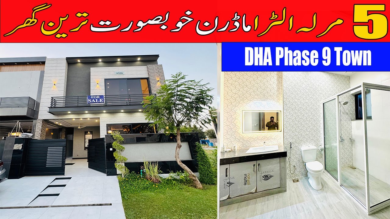 5 Marla Luxurious House for Sale in DHA Phase 9 Town Lahore 
