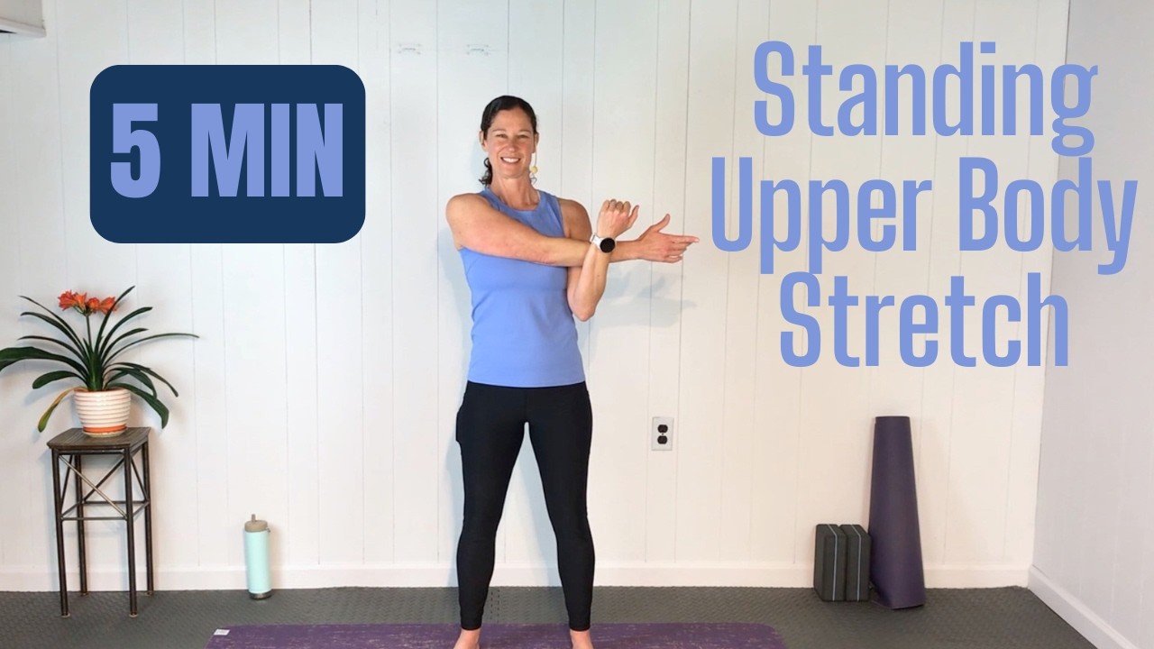 5 Minute Standing Upper Body Stretch | Post Workout Cool Down