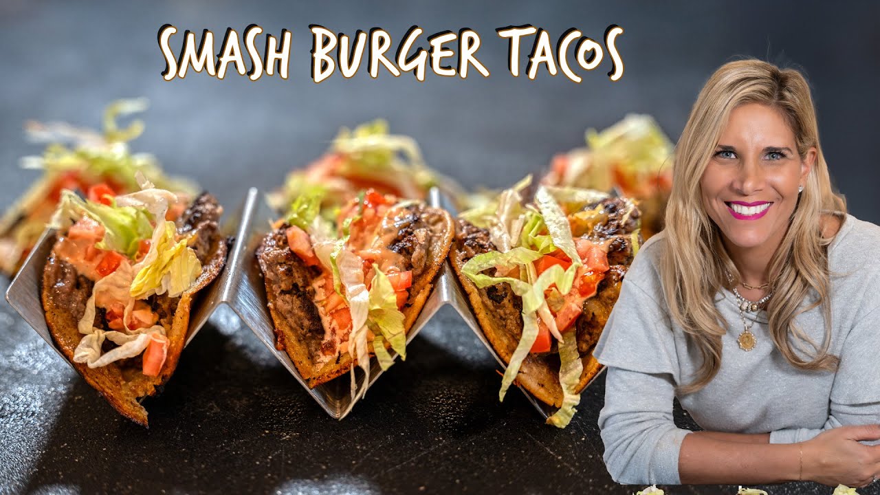 The BEST Smash Burger Tacos You'll Ever Make! Easy Recipe