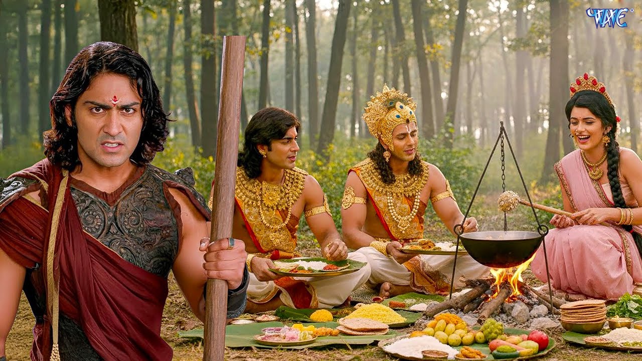 कर्ण की थाली में द्रौपदी का बनाया खाना देख फूट पड़ा अर्जुन का क्रोध || Suryaputra Karn