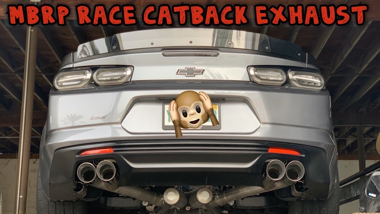 MBRP Race Catback Exhaust for the Camaro SS 1LE