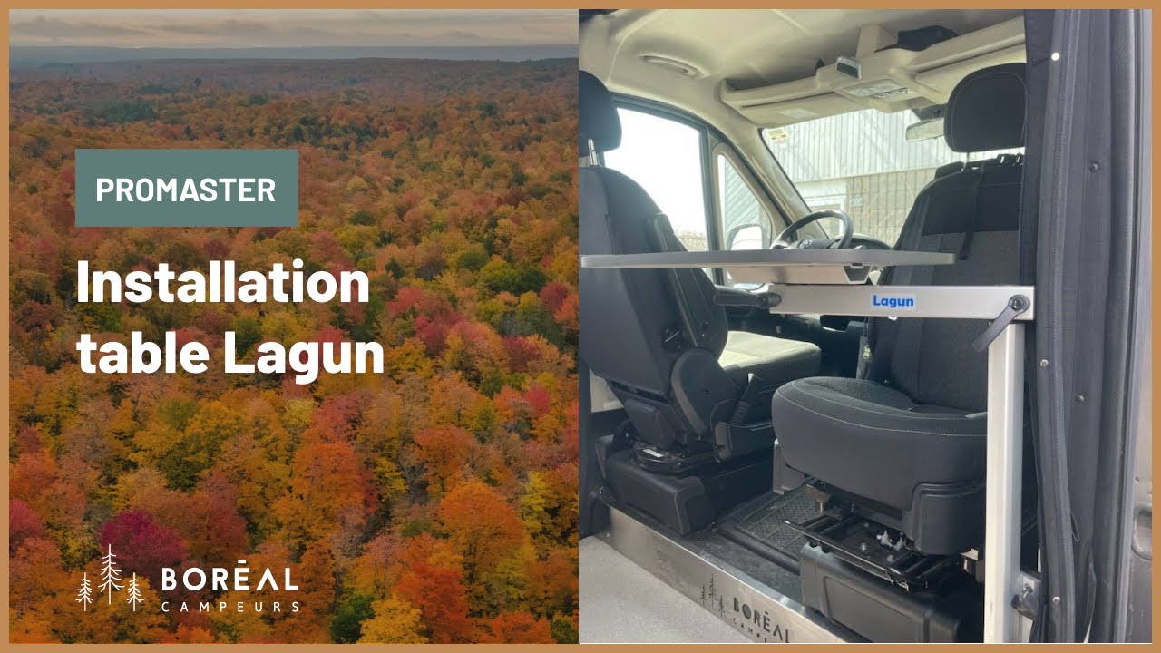 Installation table Lagun pour Dodge Promaster