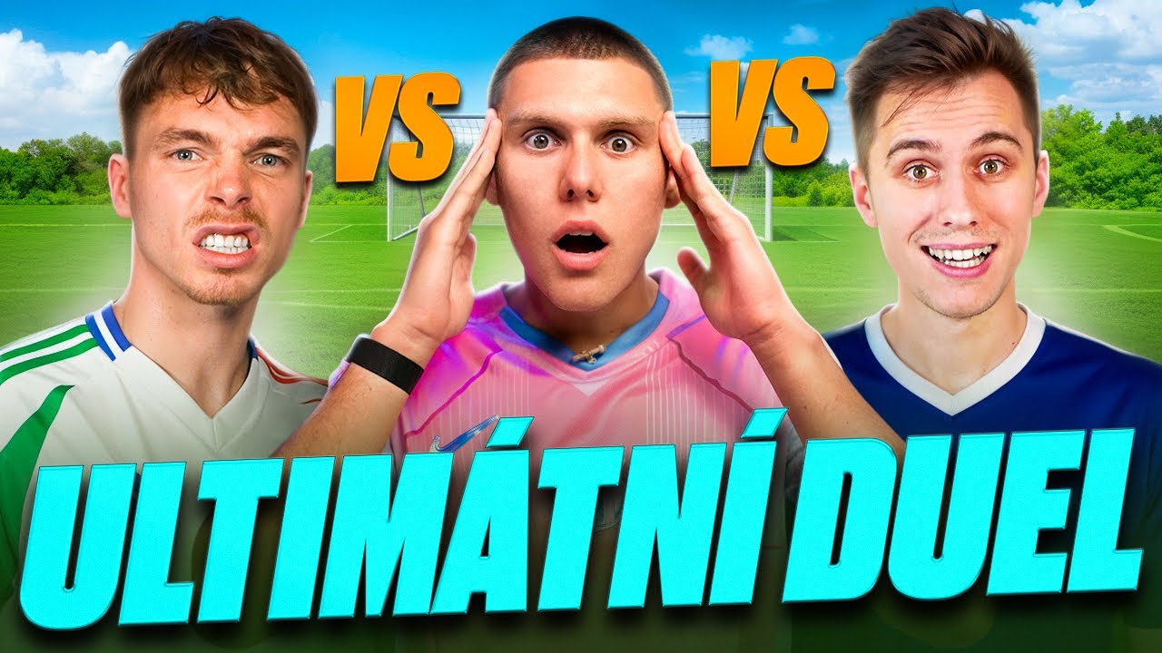 Kdo Vyhraje ULTIMÁTNÍ Fotbalový DUEL?😱 @Horis VS HRABI VS @Gudu