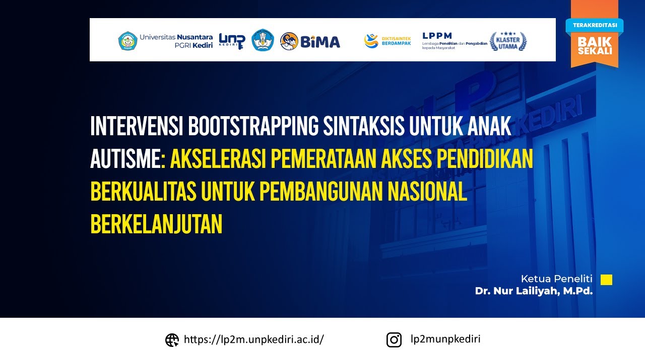INTERVENSI BOOTSTRAPPING SINTAKSIS UNTUK ANAK AUTISME
