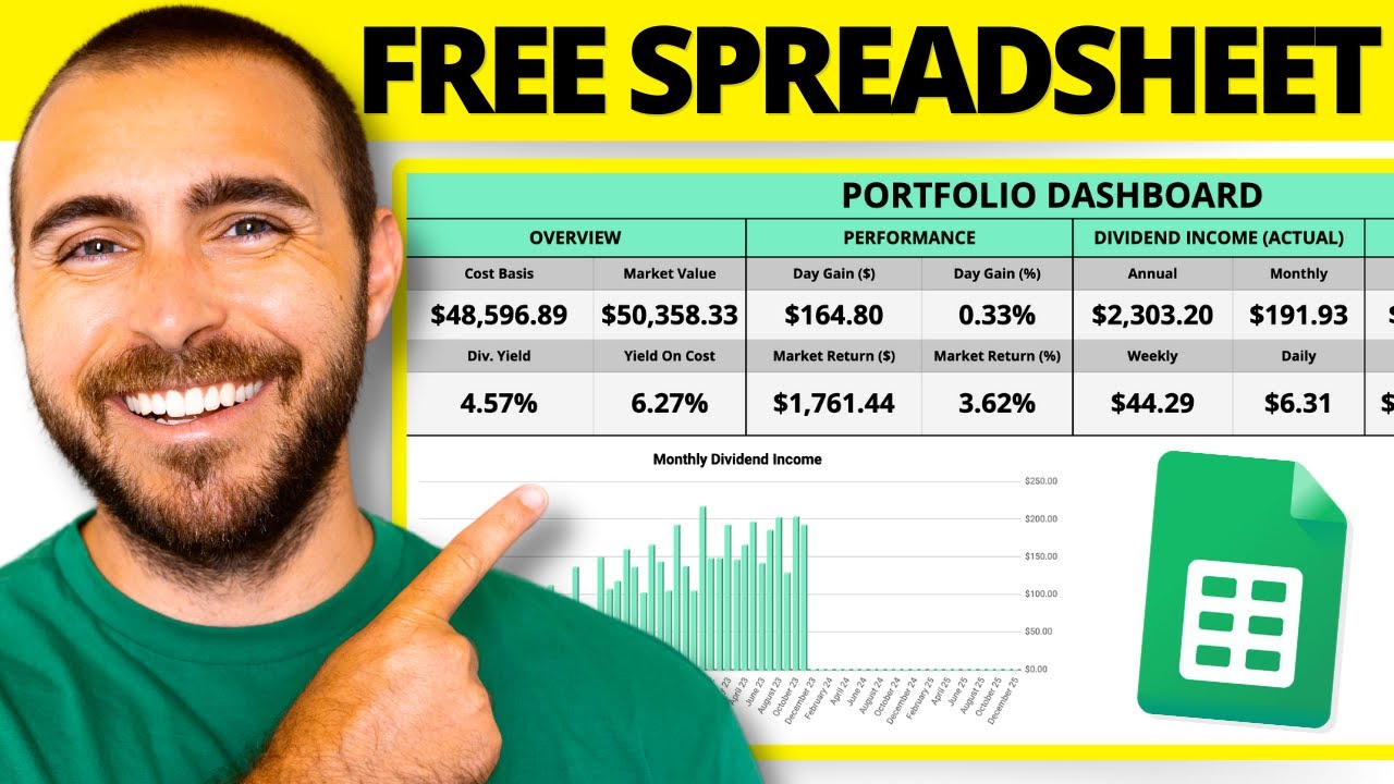 FREE Dividend Portfolio Tracker (v7.0) | MASSIVE Updates + Walkthrough 📊
