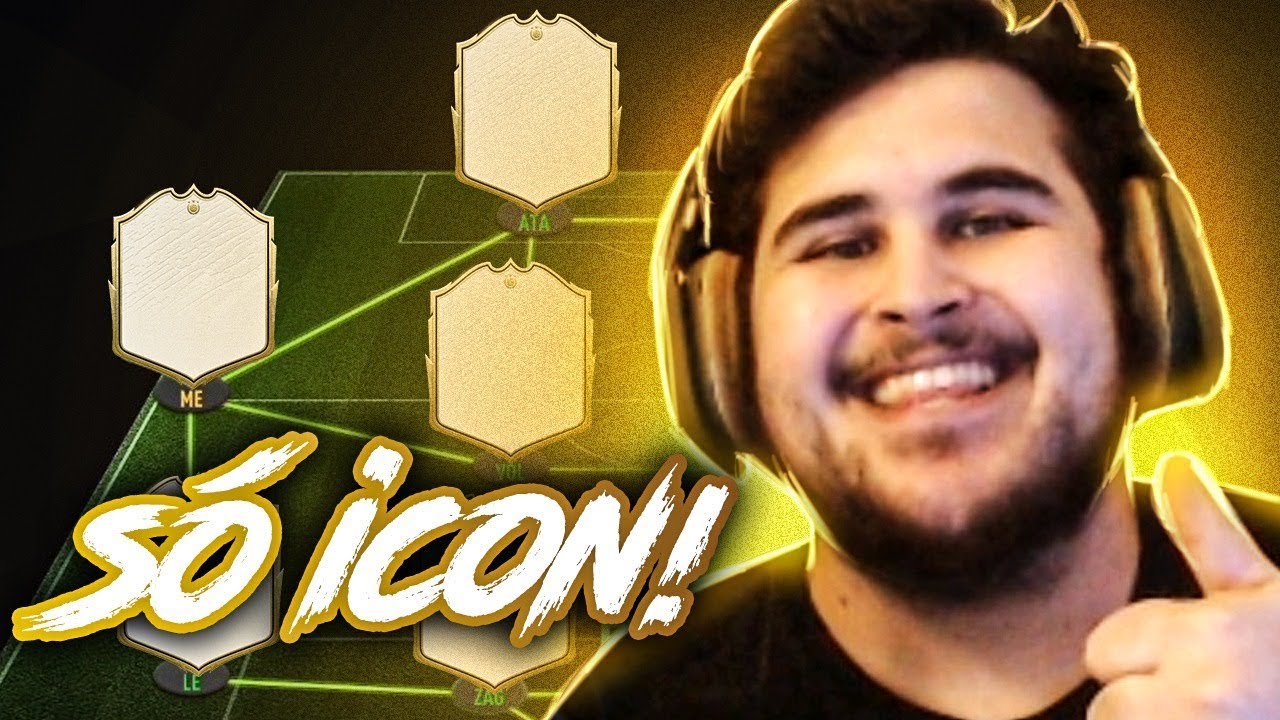MONTEI UM TIMAÇO SÓ COM ICONS NO FUT DRAFT DO FIFA 20 Ultimate Team