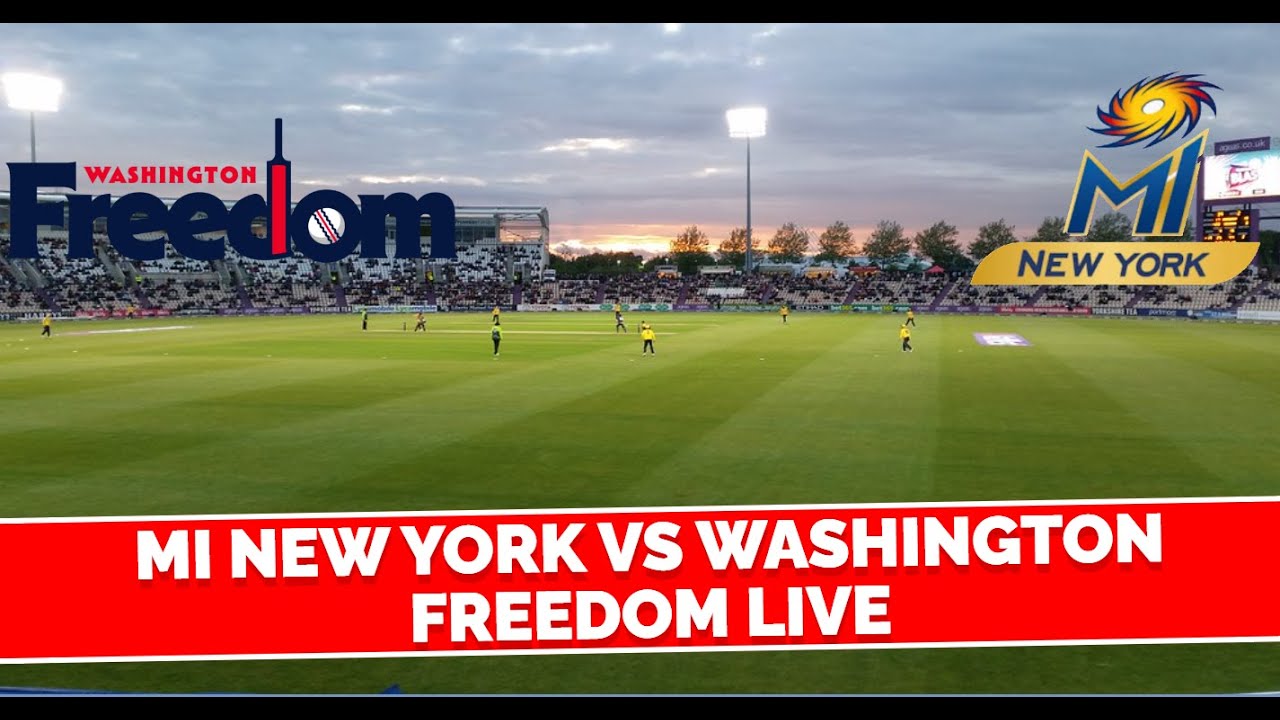 MI New York vs Washington Freedom, 14th Match | WF VS MINY 14th T20 Live Score MLC 2024