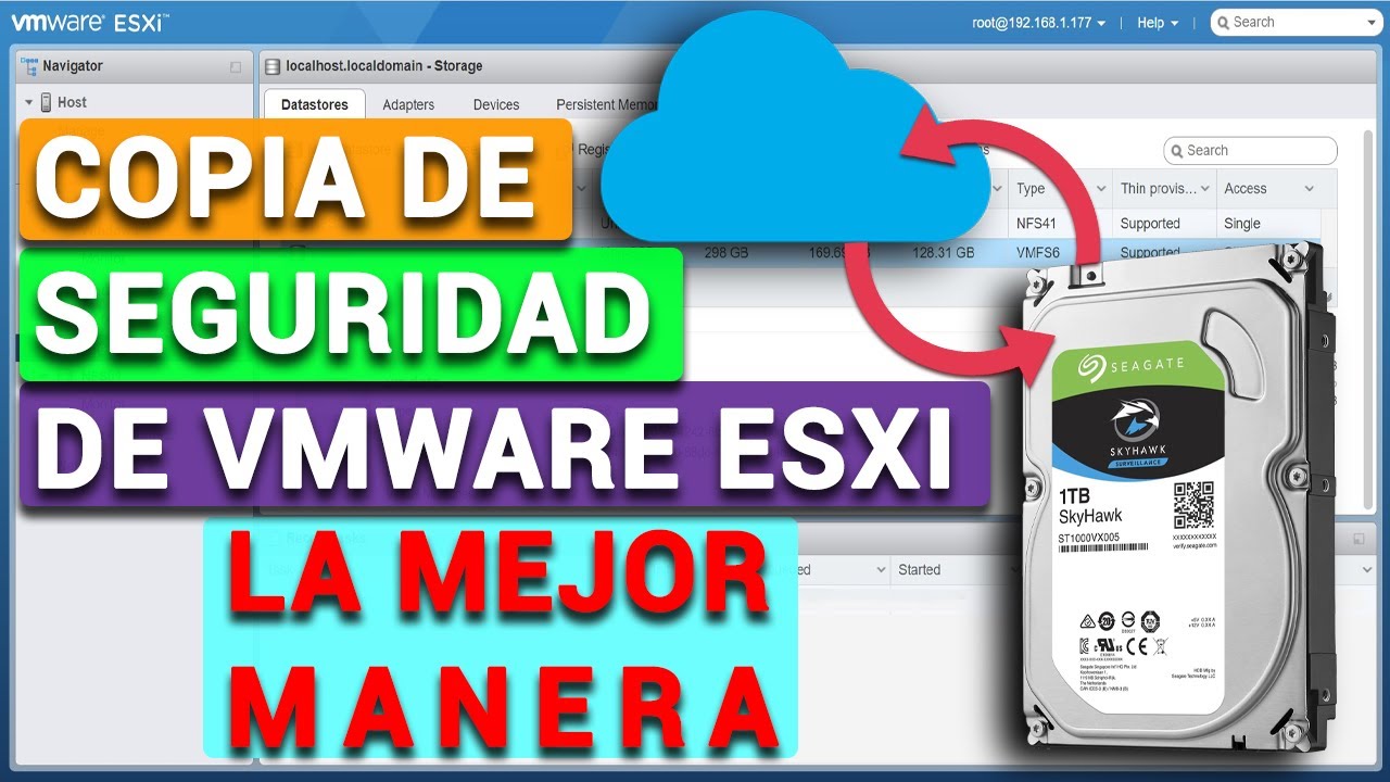 La mejor manera de crear una copia de seguridad fiable VMware ESXi