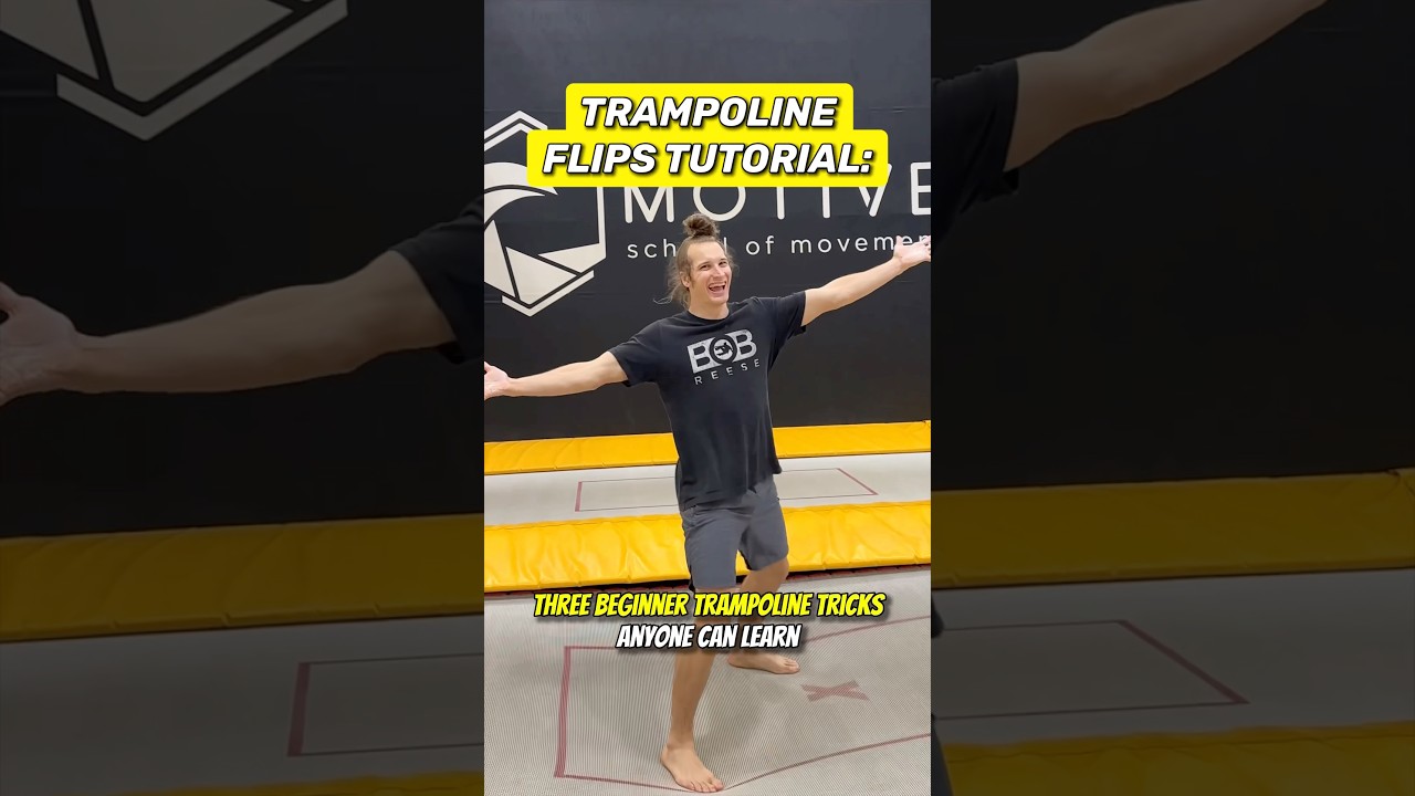 BEGINNER TRAMPOLINE FLIPS TUTORIAL 🔥