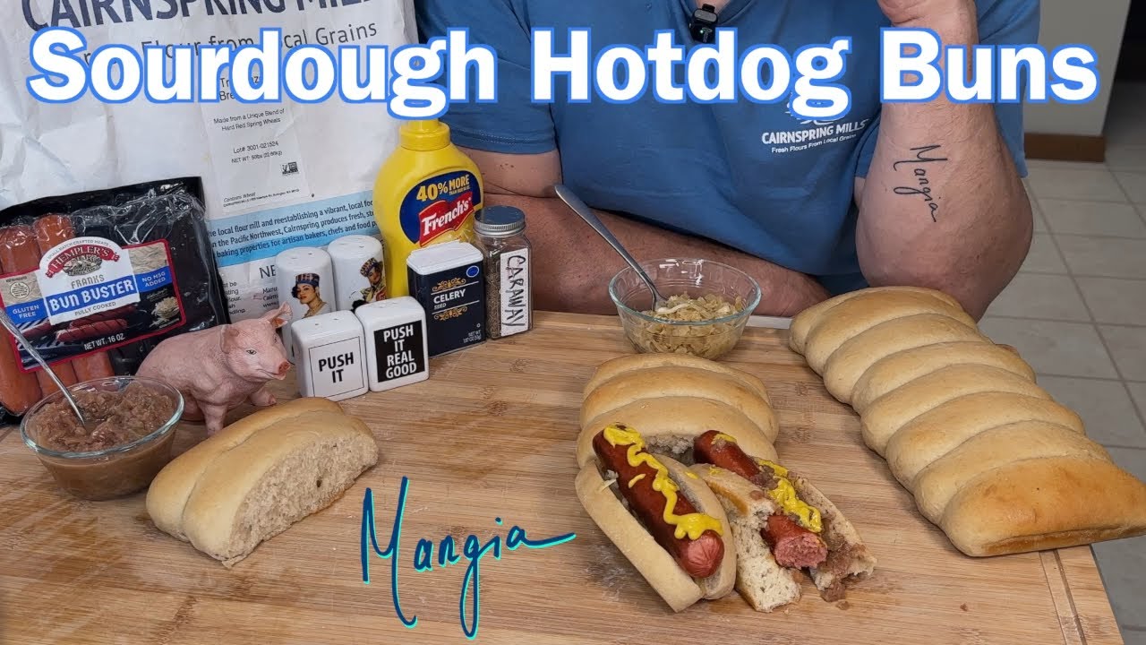 Sourdough Transforms a Hotdog into a Deli Sandwich, Caraway Seed and Celery Seed baked right in!
