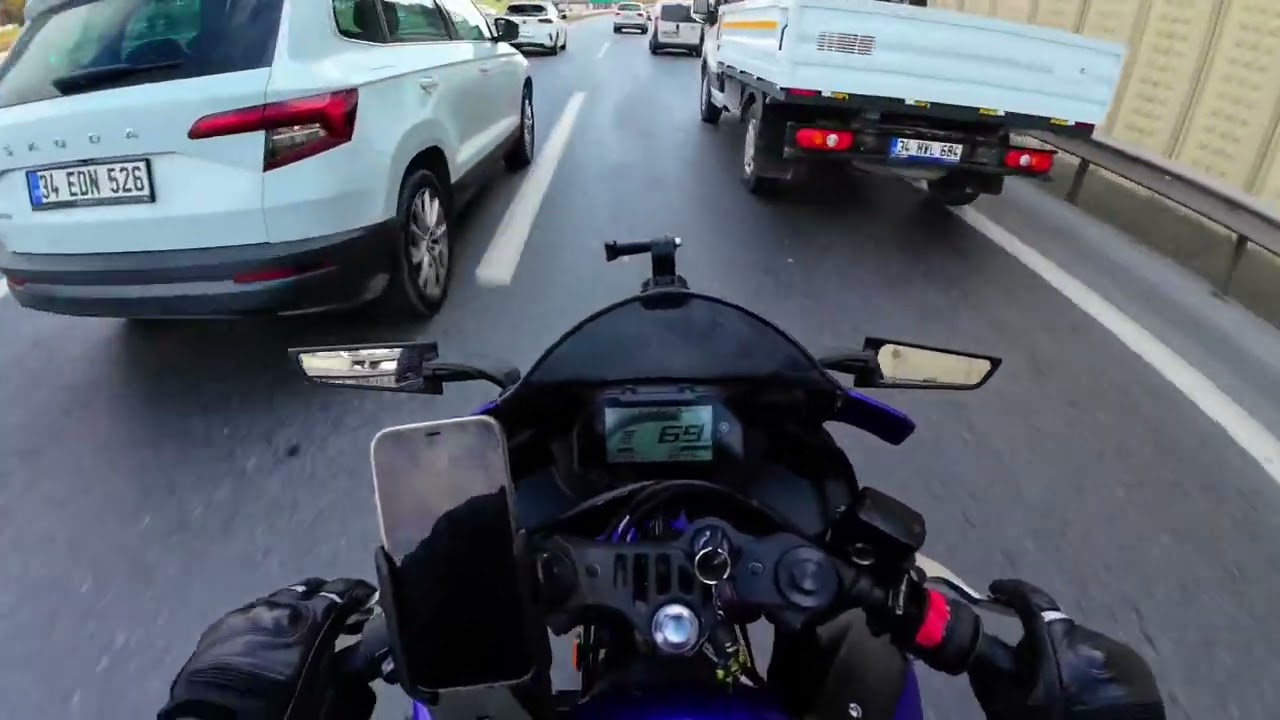 YAMAHA R3 | Ride to School | AKROPOVIC EXHAUST-QUICKSHIFTER
