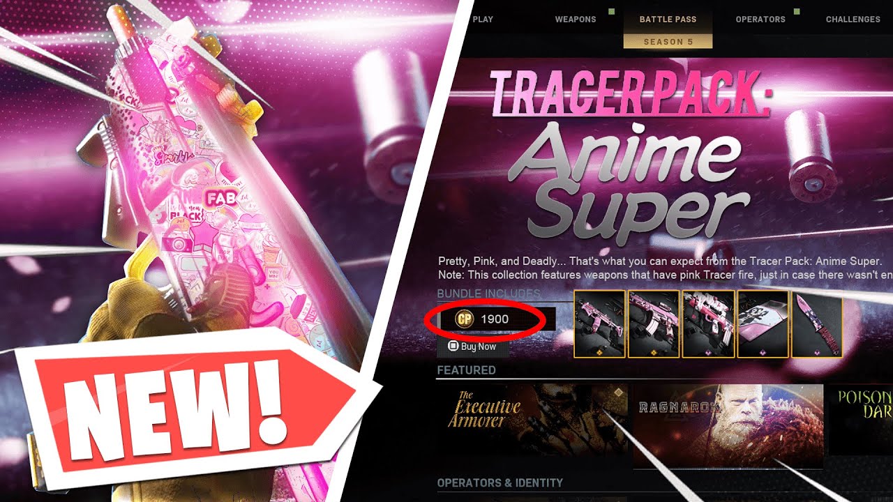 *NEW* TRACER PACK ANIME SUPER BUNDLE! ANIME SUPER BUNDLE SHOWCASE (MW Anime Pink Tracer Fire)