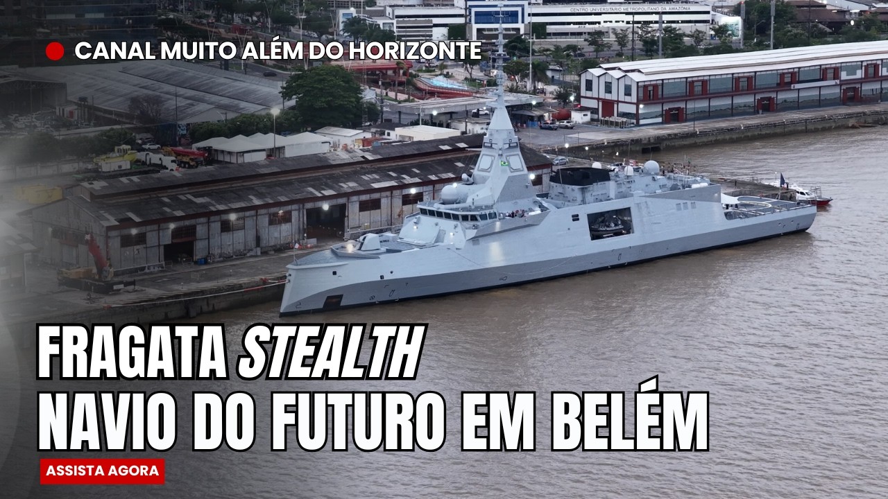 Belém Recebe Fragata Furtiva da França | Amiral Ronarc’h