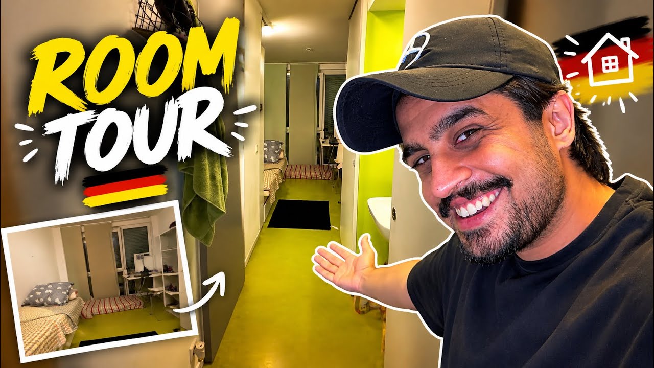 My Home in Germany 🇩🇪 | How Much Am I Paying for This Tiny Room? 😳