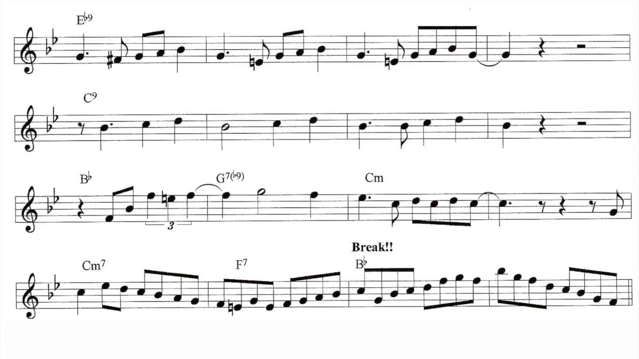 Scott Hamilton plays Limehouse Blues (solo transcription)