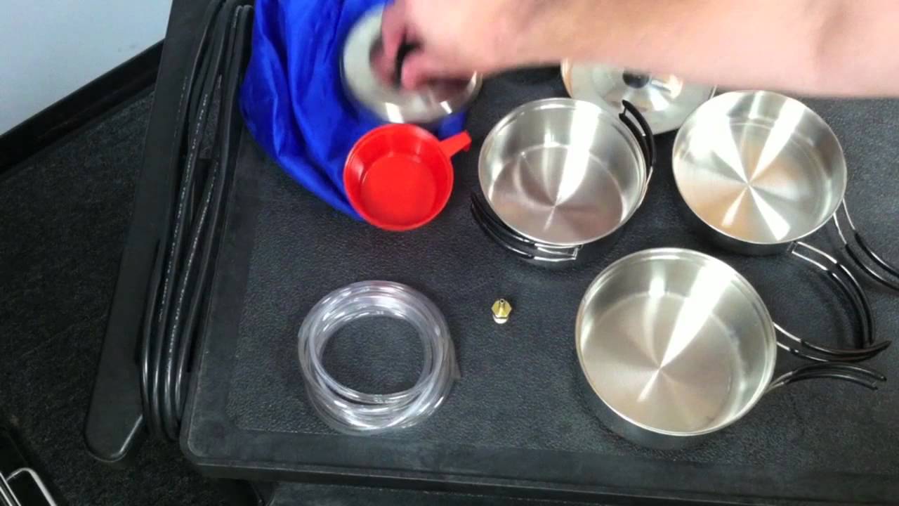 Stainless Steel Backpackers Cook Set Review