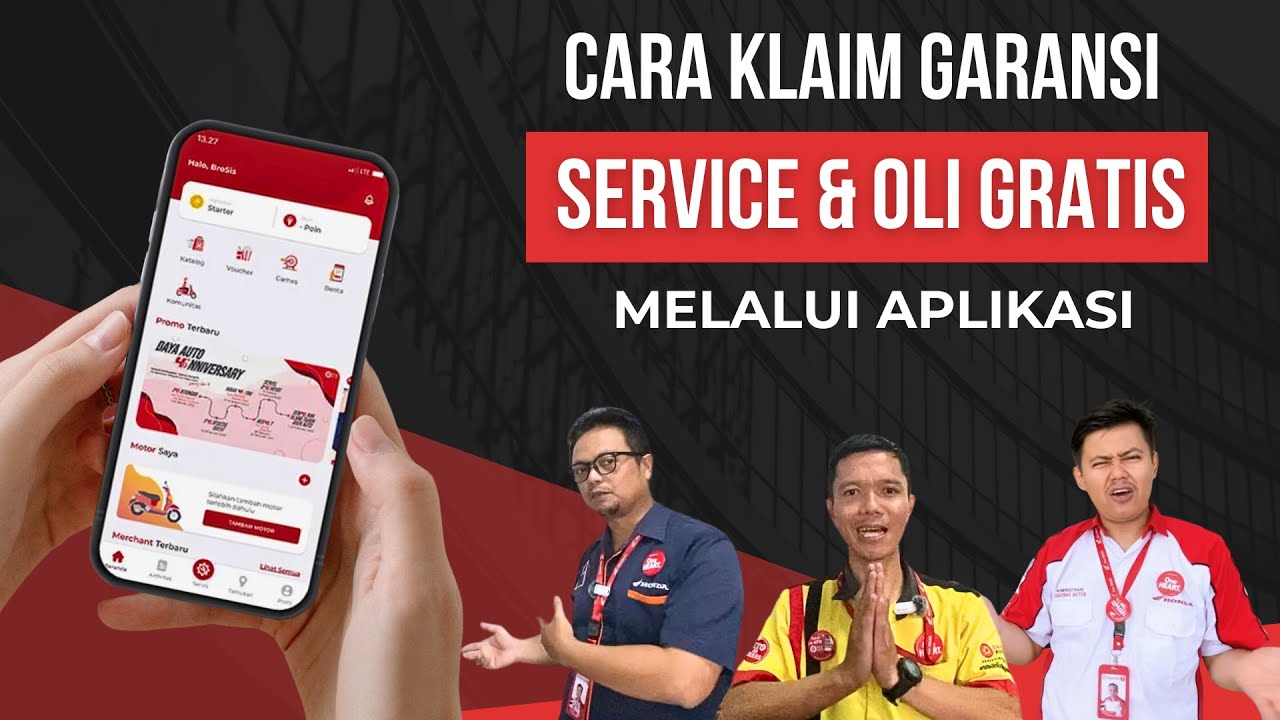 CARA KLAIM SERVICE DAN OLI GRATIS DENGAN APLIKASI DAYA AUTO