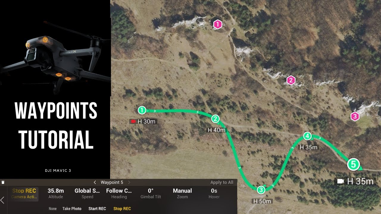 DJI Mavic 3 - TEST MISJI WAYPOINTS W DJI FLY