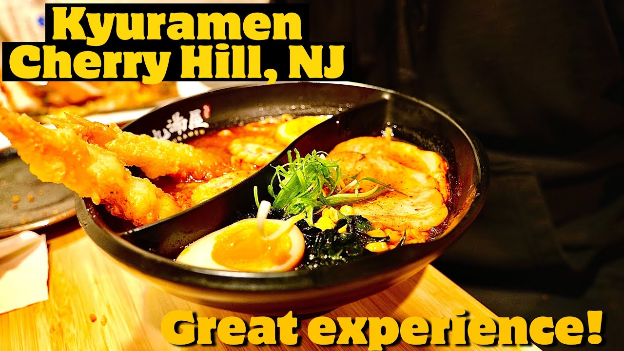 Великолепный опыт посещения ресторана Ramen в Kyuramen в Черри-Хилл, штат Нью-Джерси!