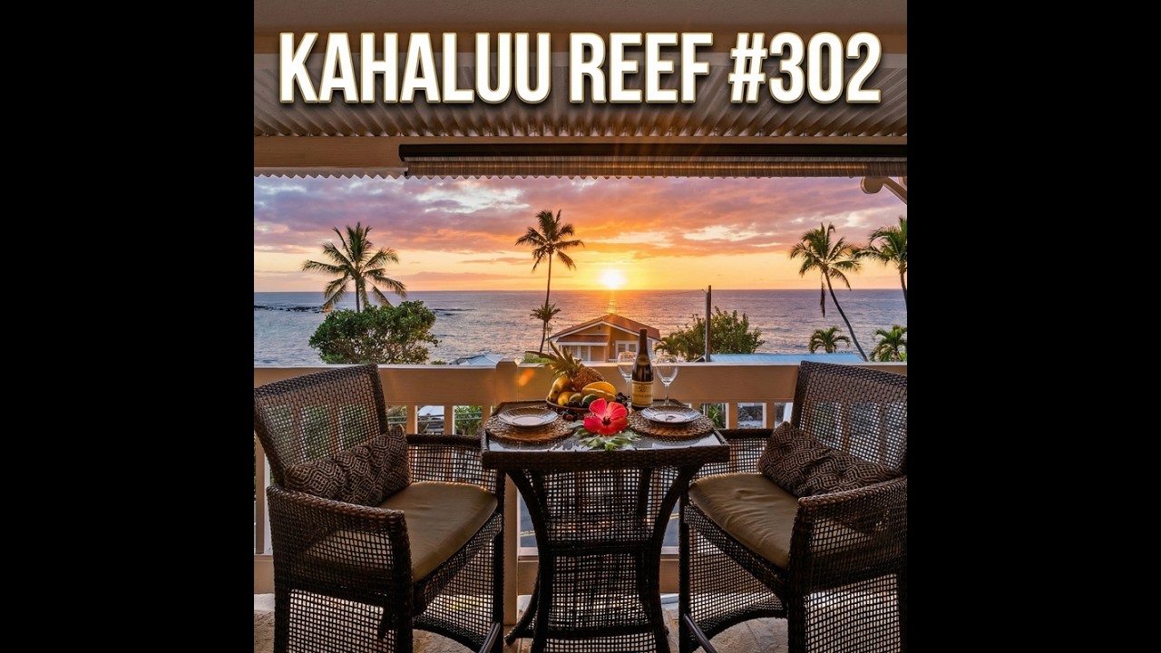Kahaluu Reef #302 — Oceanfront Condo | Kona, Hawai‘i
