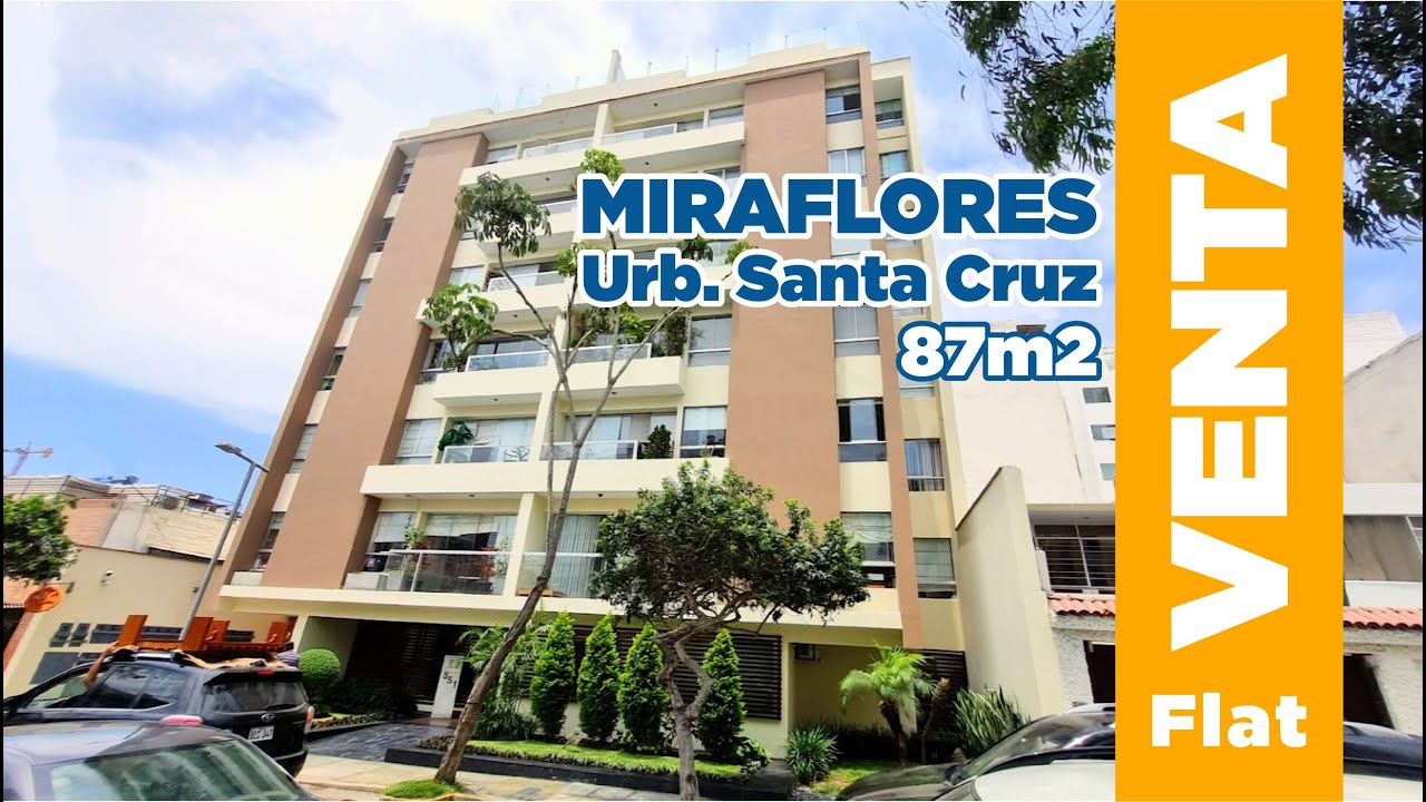 VENTA Dpto.  Flat en MIRAFLORES, Urb  Santa Cruz