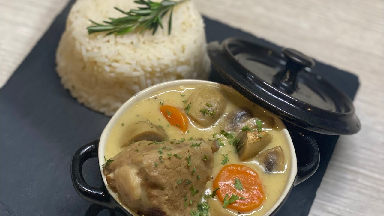 Recette expresse de blanquette de veau sans vin 🍷, réalisée au cookeo touch wifi en 20 minutes ♨️