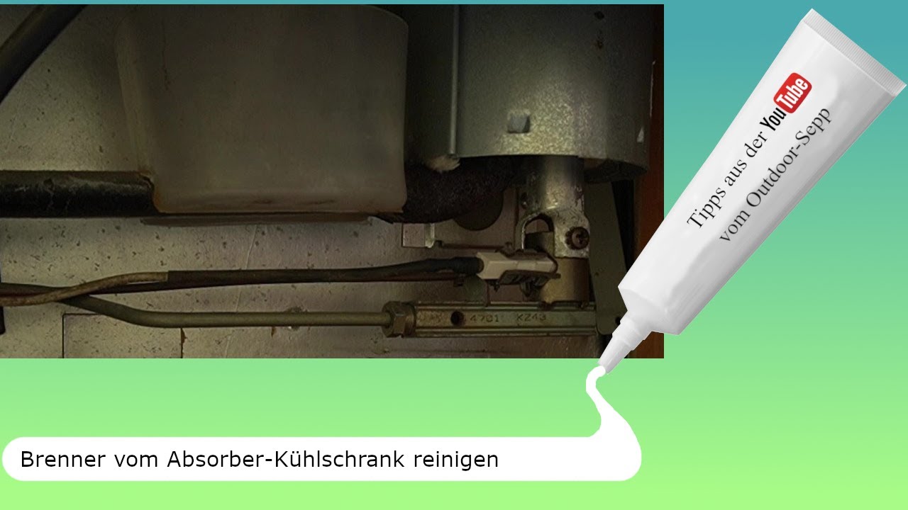 Hab den Brenner vom Absorber-Kühlschrank gereinigt weil er immer ausging.
