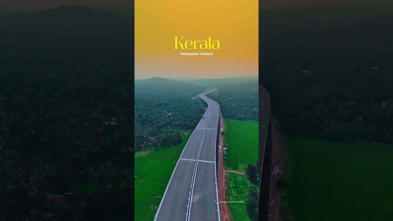 Kerala Nh 66 vattapara viaduct #india #national highway