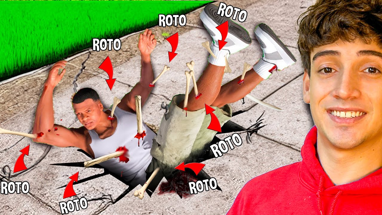 🩸Me Rompo todos los Huesos en GTA V🩸