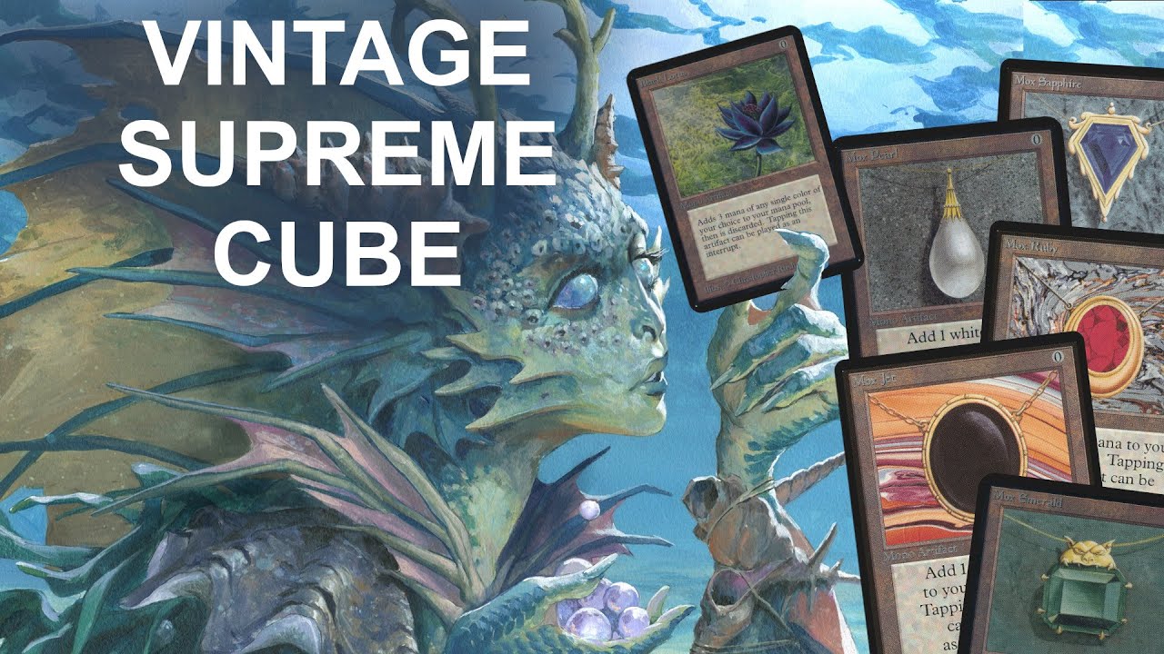 EVERYTHING IS BROKEN! MTGO Supreme Cube Draft. Vintage Cube with all first picks! MTG