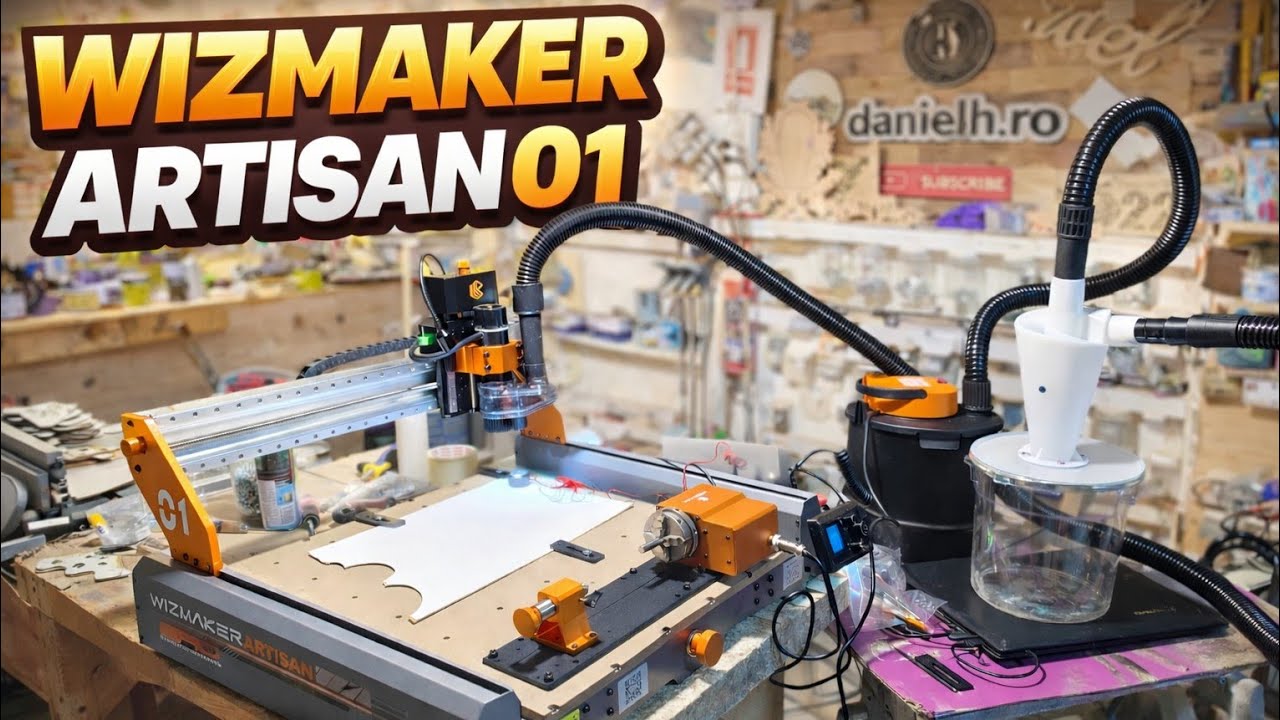 Wizmaker Artisan01 CNC – Real Workshop Test Ep.1