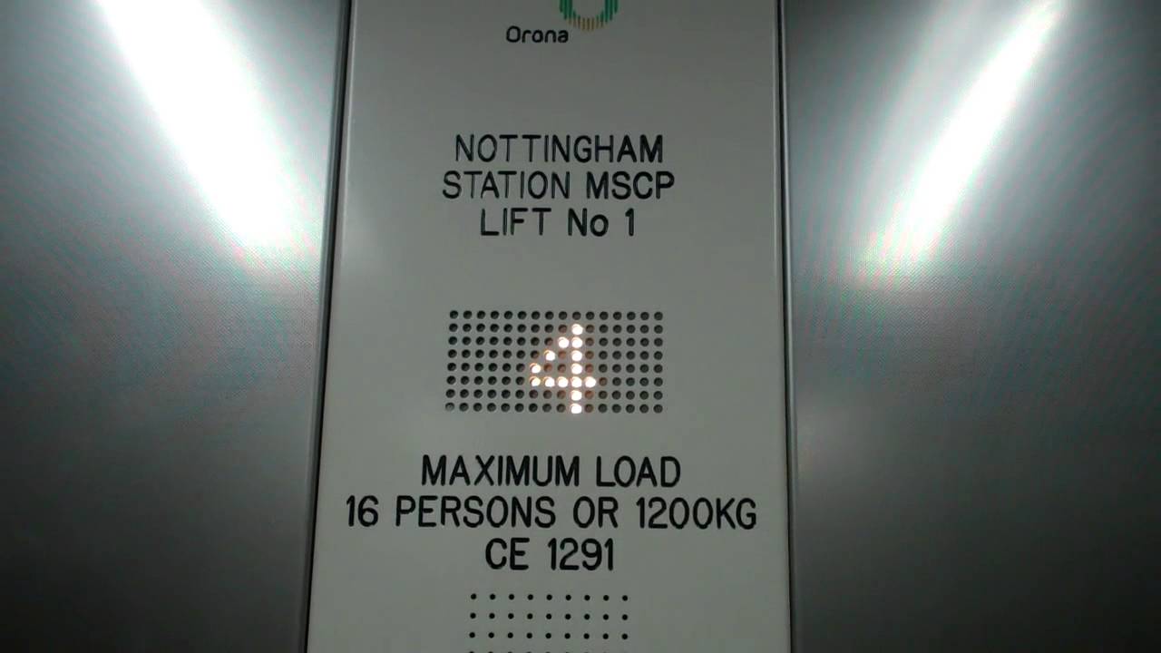 Orona Lift @ Nottingham Station Car Park