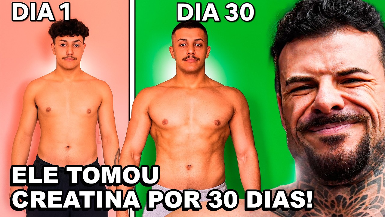 30 Dias Tomando WHEY e CREATINA (O QUE ACONTECEU?)