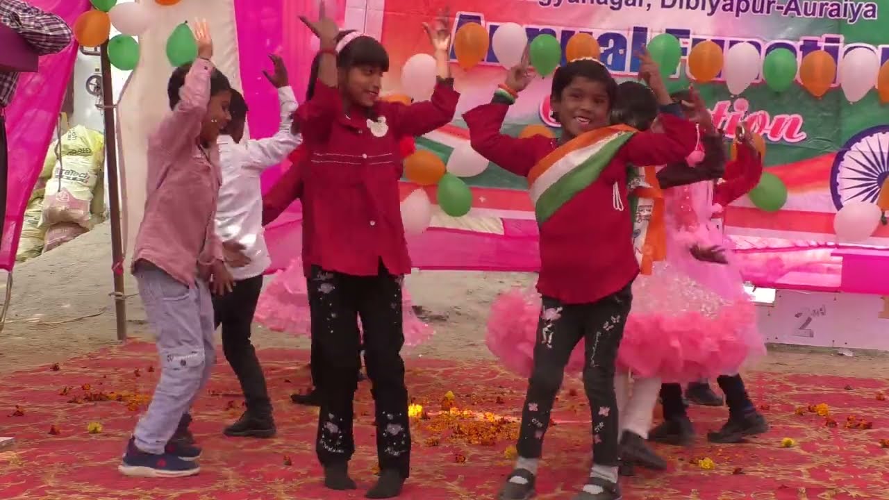 DM LITTLE PLANET PUBLIC SCHOOL BHAGYANAGAR AURAIYA ANNUAL FUNCTION 2026 me nikla gaddi leke