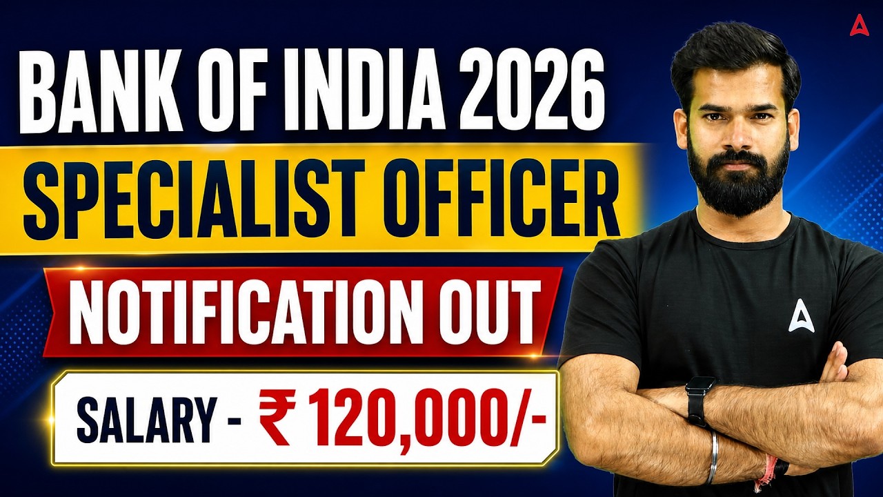 Bank of India Specialist Officer Notification 2026 | BOI SO 2026 Notification Out 🔥