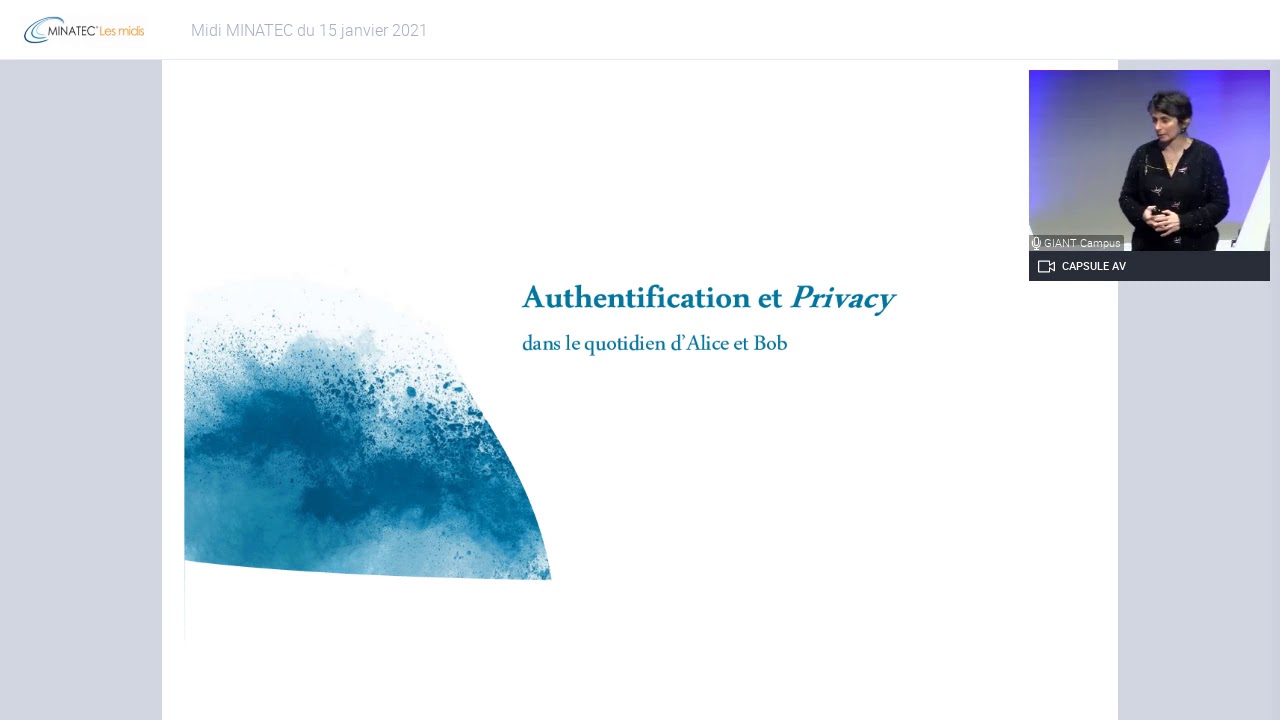 Blockchain et identification numérique de Christine Hennebert - Midi MINATEC du 15/01/2021