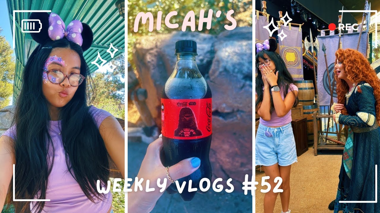 FIRST SOLO DAY AT DISNEYLAND + Park Hopping meeting Merida, & Star Wars Coca-Cola| Weekly Vlog #52