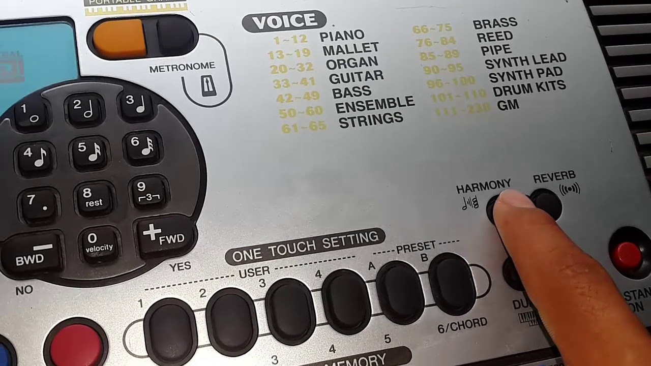 COMO PROGRAMAR YAMAHA PSR 225 // folckrok