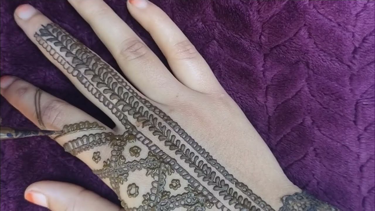 #Mehndidesign#vlog#video#full hand mehndi design....😍🥀