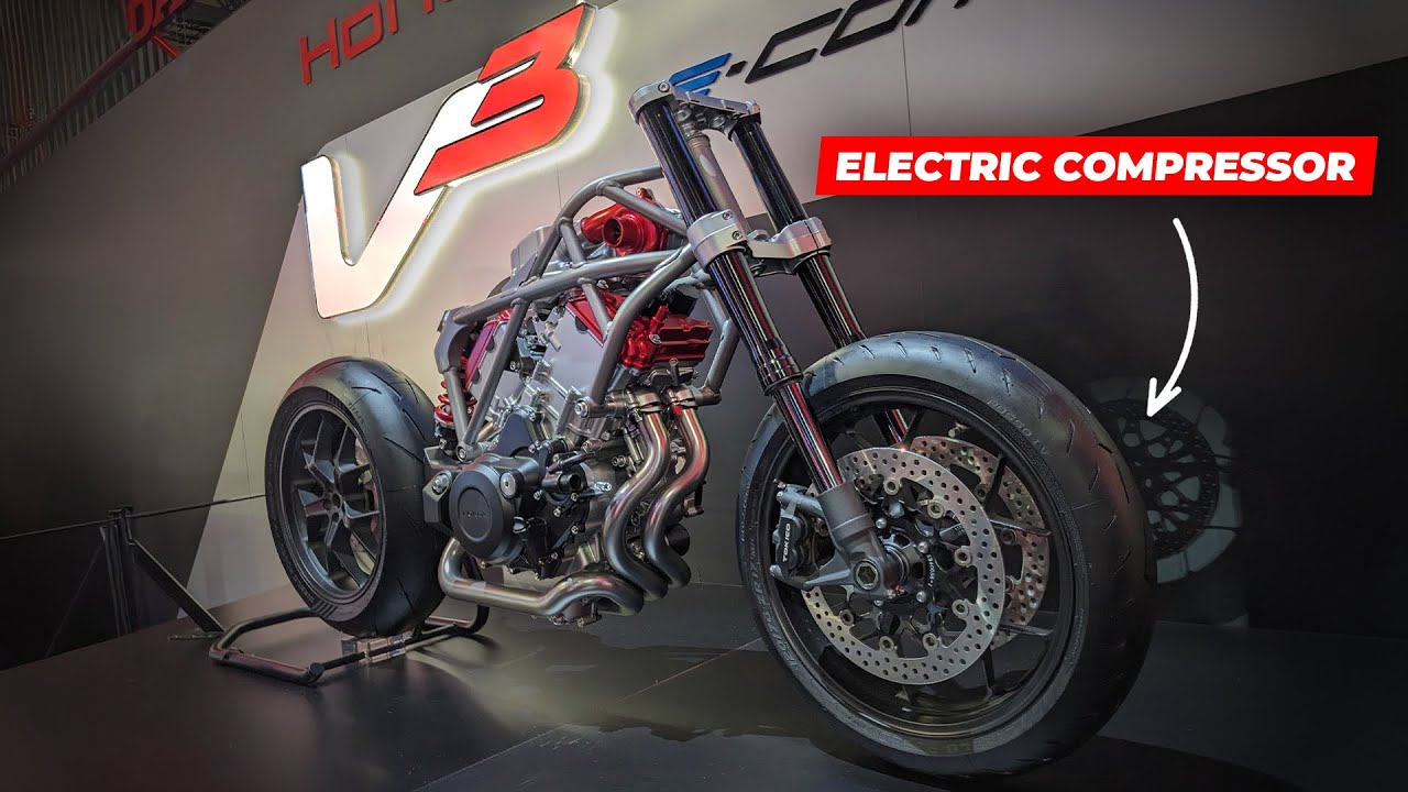 Wild Honda V3 Concept Revealed With Electric Compressor
