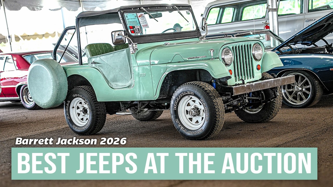 Guess the price of these sold Jeeps at Barrett Jackson